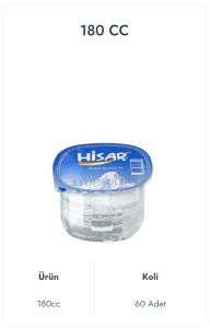 HİSAR 180 ML 60 ADET